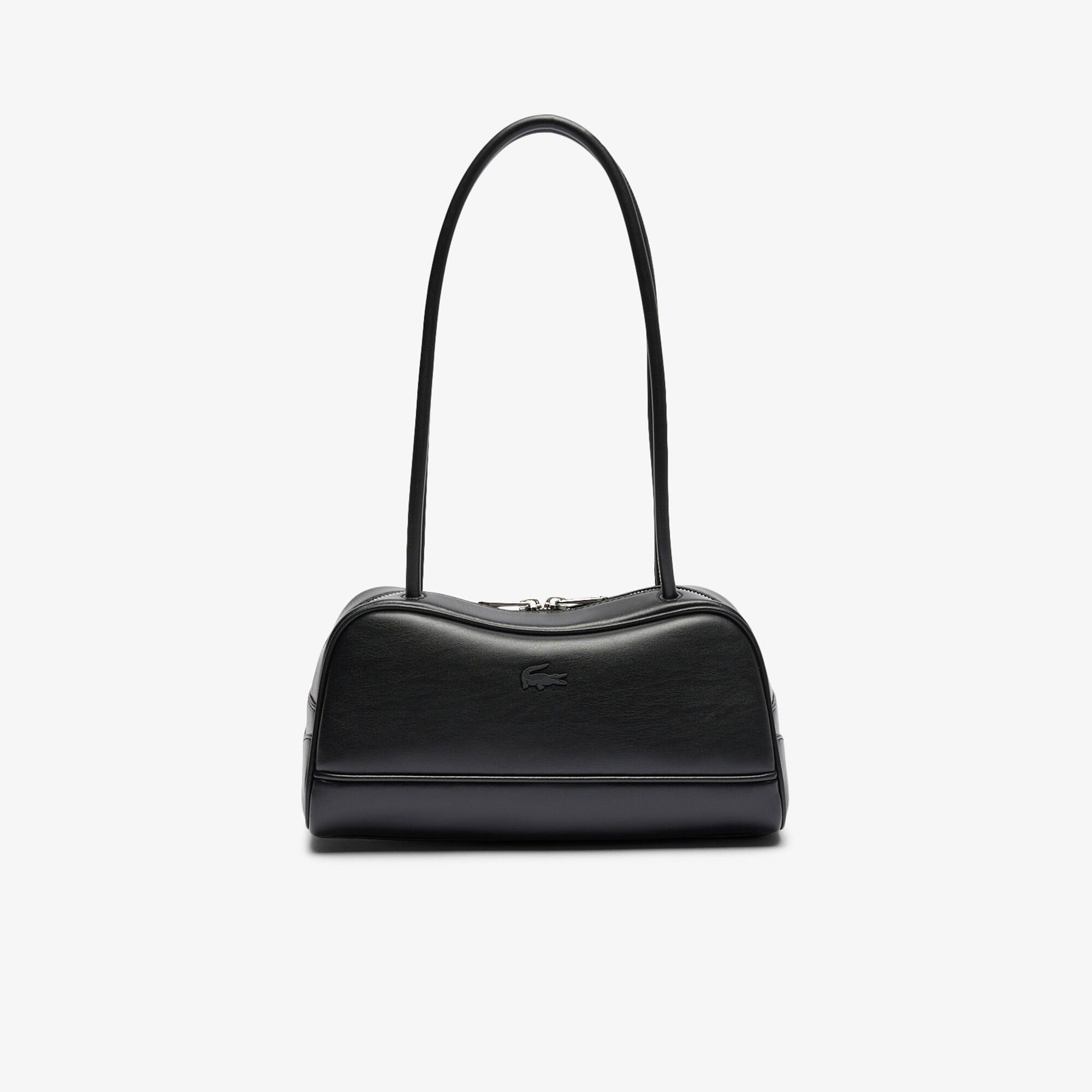 Lacoste Women's Lora Leather Shoulder Bag - One Size In Black