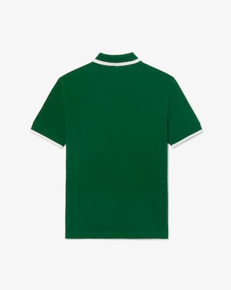 Badge Accent Petit Piqu&eacute; Polo Shirt