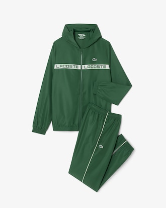 Men's Logo Stripe Tennis Tracksuit