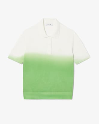 Women's Classic Fit Ombré Effect Knit Polo