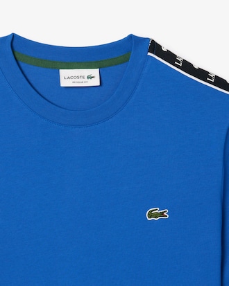Men's Logo Stripe Cotton T-Shirt