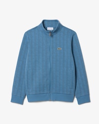 Zipped Monogram Fleece Hoodie