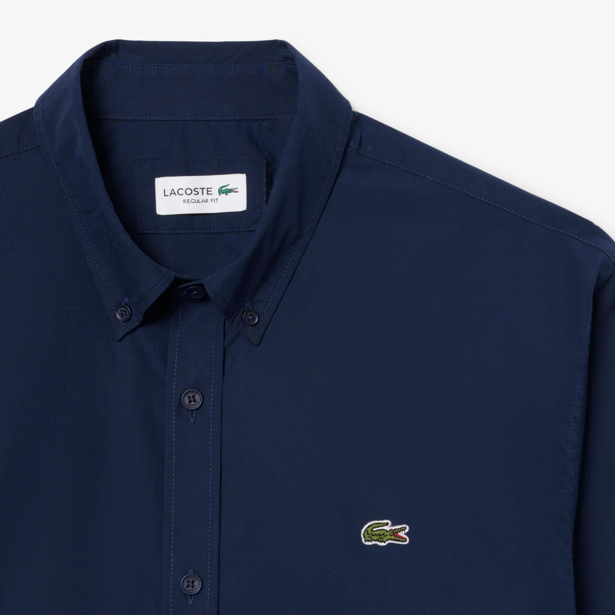 Regular Fit Stretch Poplin Shirt