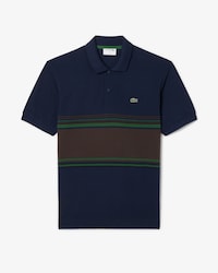 Men's Made In France Classic Fit Striped Polo