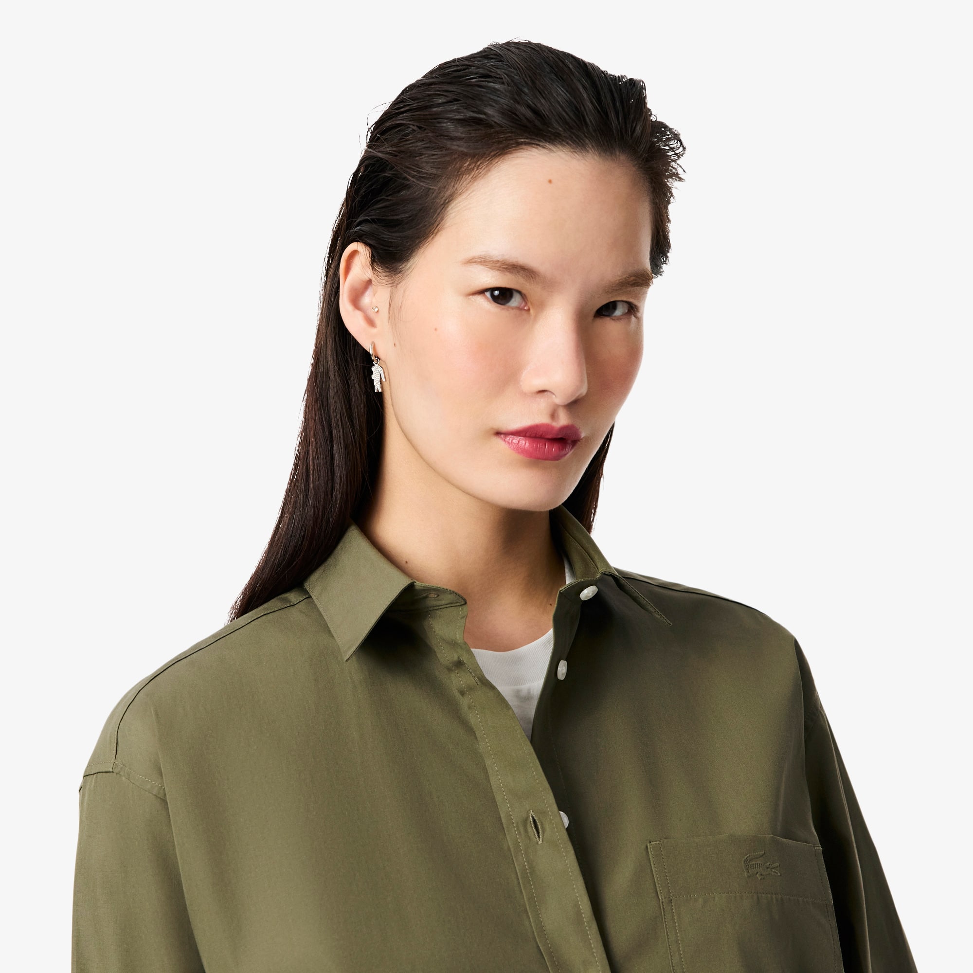 Women's Oversized Cotton Button Down Shirt