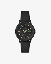 Montre femme Lacoste.12.12 avec bracelet en silicone noir