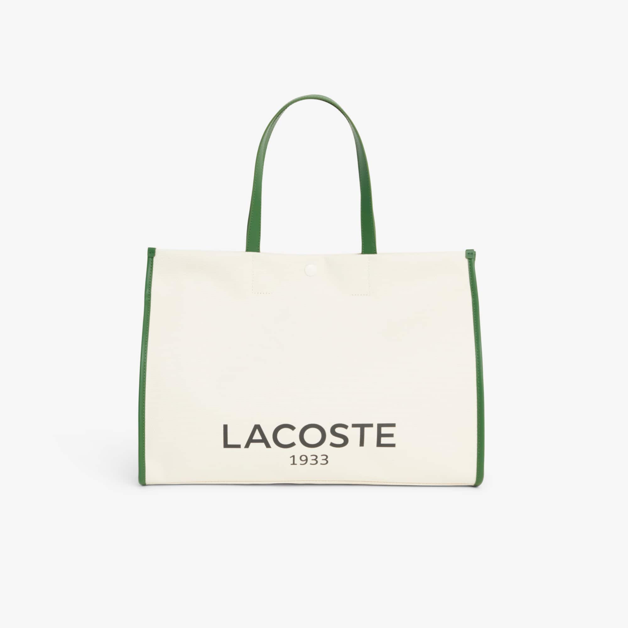 Large Heritage Canvas Tote - Bags - New In 2026 | Lacoste