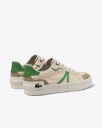 Men's Lacoste L004 Textile Colour Block Trainers
