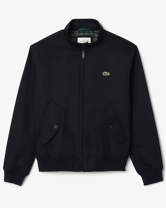 Men's Water-Repellent Twill Harrington Jacket