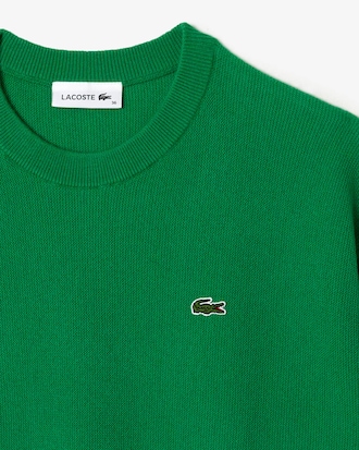 Women's Relaxed Fit Wool Moss Stitch Sweater