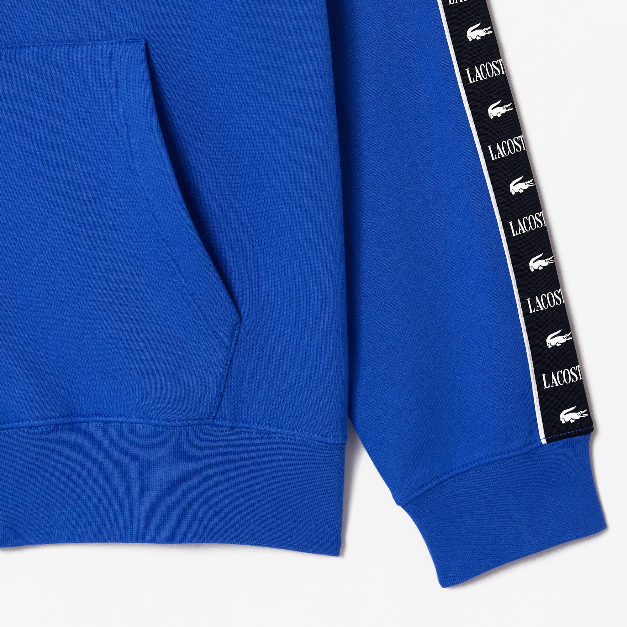 Men's Logo Stripe Zip-Up Hoodie - Sweaters & Sweatshirts