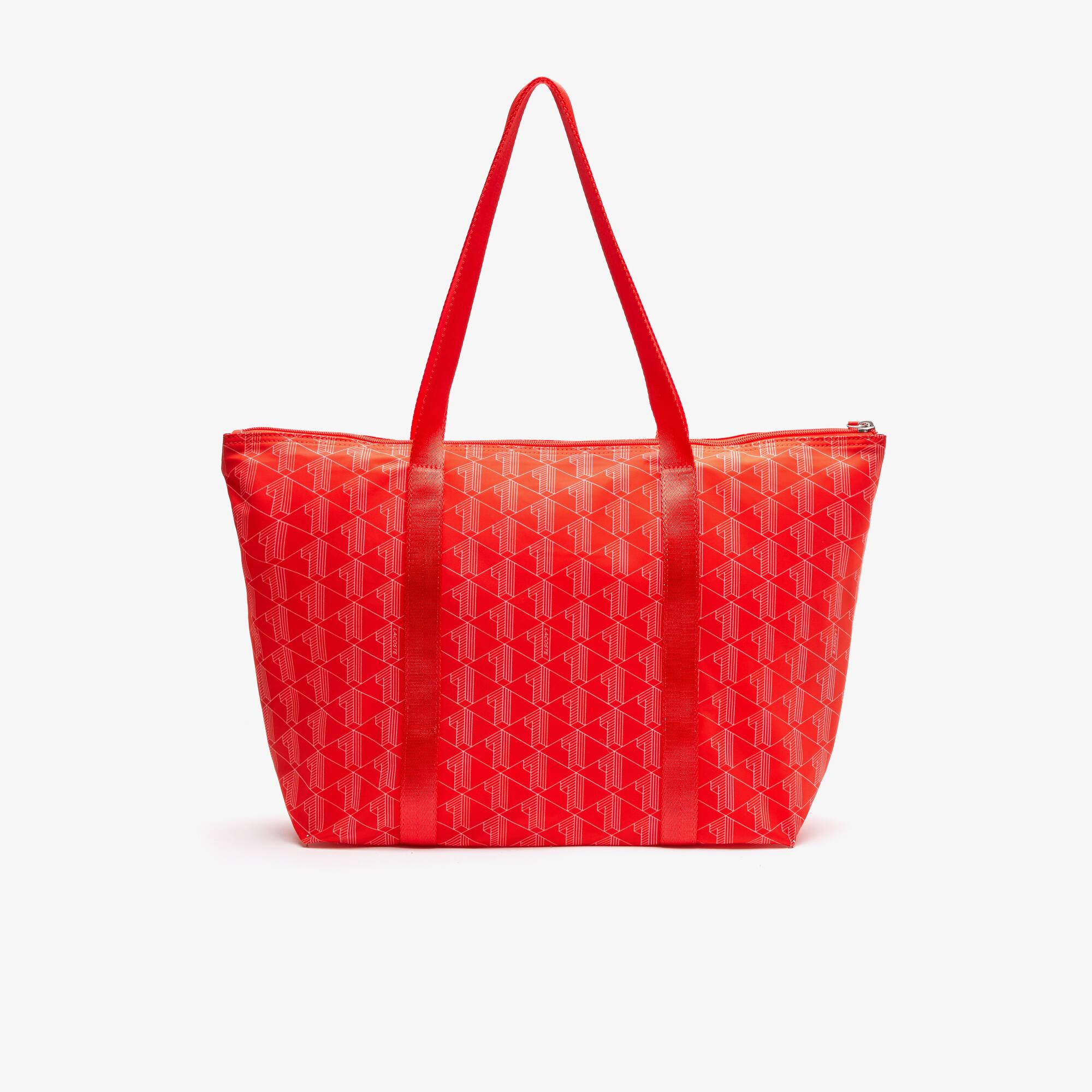 Izzie Large Monogram Print Lightweight Tote - Bags - New In 2026