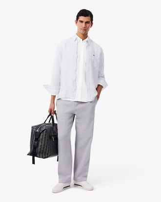 Camisa De Popelina El&aacute;stica De Corte Regular