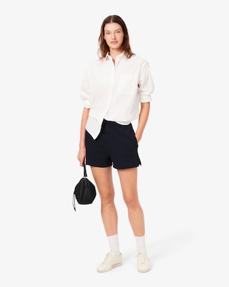 Camisa Oversized de Algod&oacute;n y Popelina