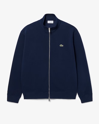 Double Face Piqu&eacute; Zipped Sweatshirt