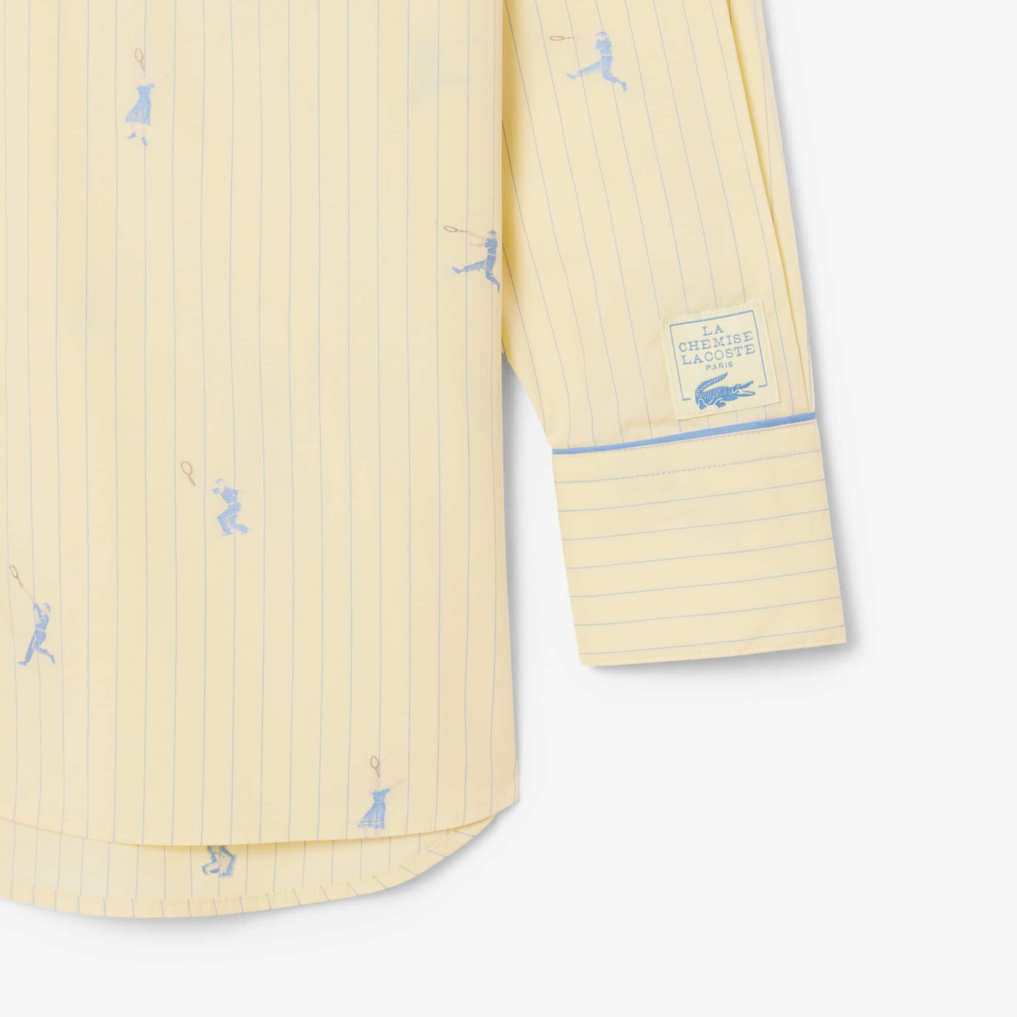 Oversized Shirt with Motifs