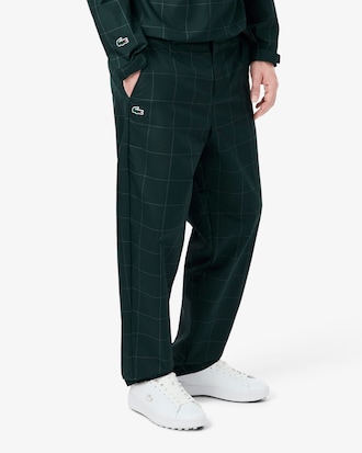 Water-Repellent Plaid Golf Pants