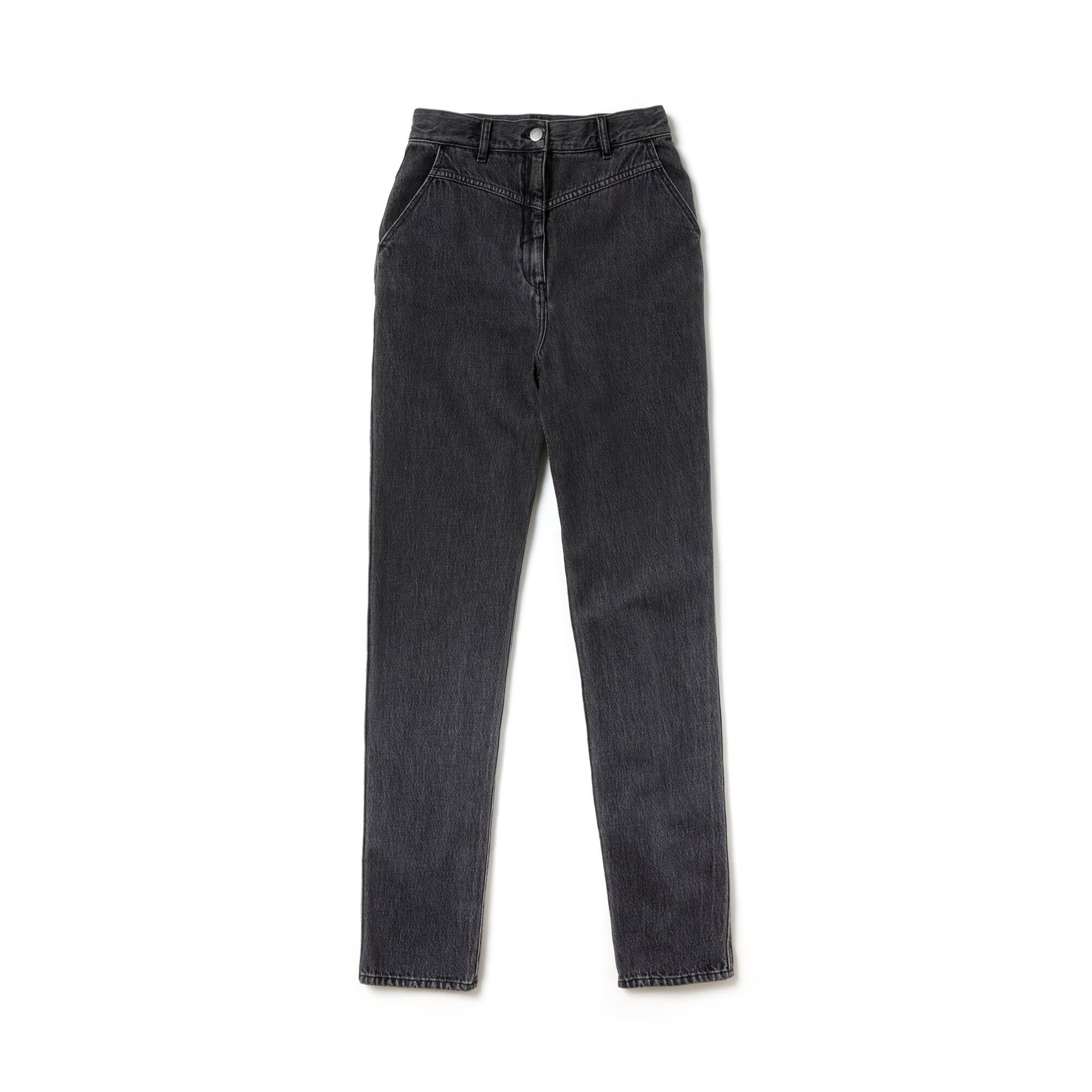 Women's Fashion Show Faded High Waisted Jeans