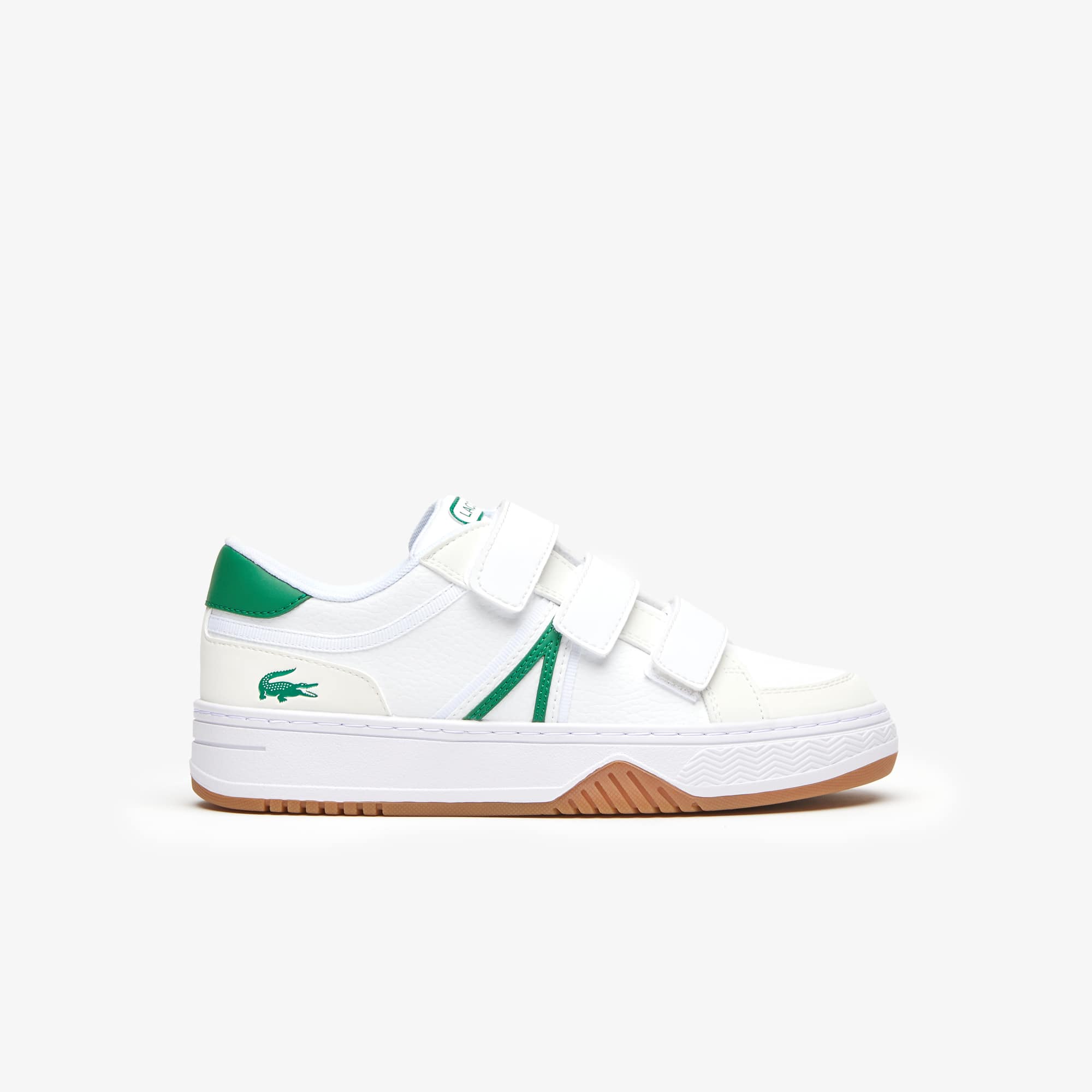 Lacoste Juniors' L001 Synthetic Sneackers - 5 In White