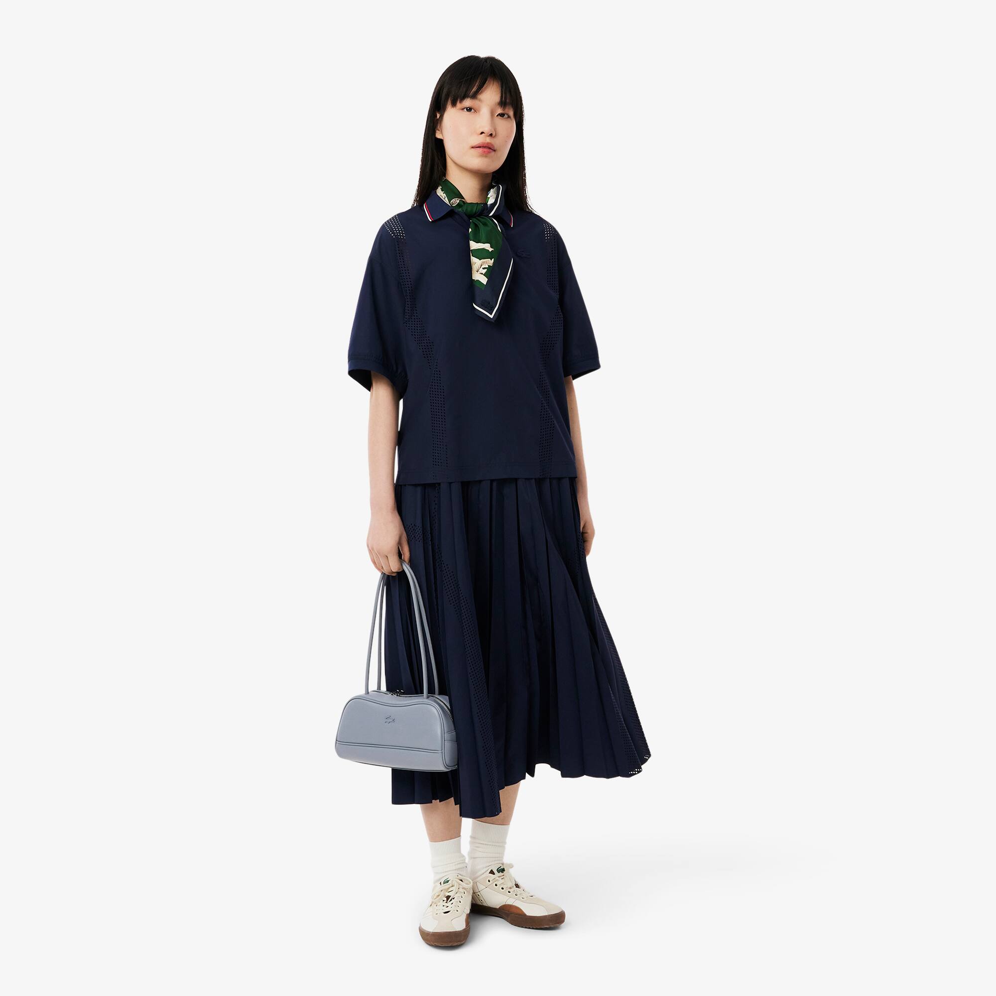 Women's Oversized Tech Fabric Polo - Recycled Materials - New In