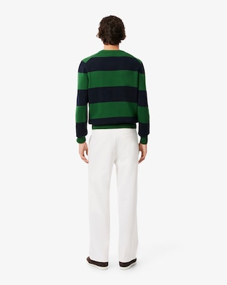 Men's Pleated Twill Sweatpants