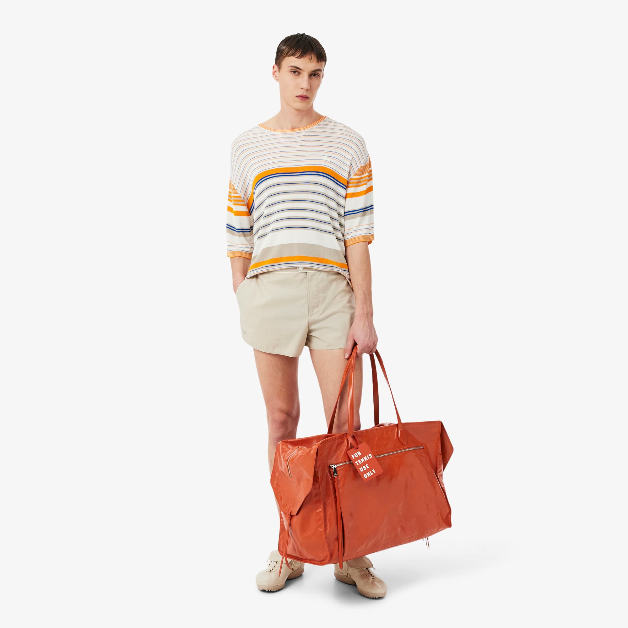 Runway Leather Weekender Gym Bag - undefined - New In 2026 | Lacoste