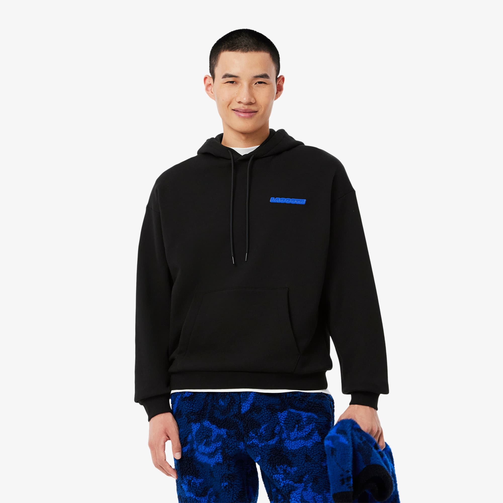 Men's Loose Fit Print Hoodie - Sweaters & Sweatshirts - New