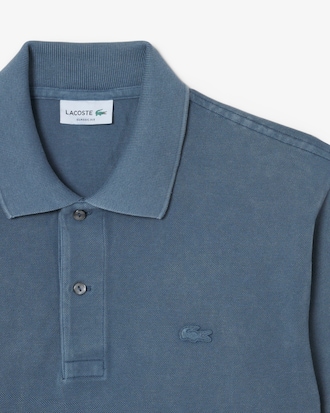 Polo con efecto lavado L.12.12 de corte cl?sico para hombre
