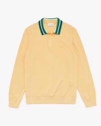 Men&rsquo;s Regular Fit Long Sleeve Cotton Piqu&eacute; Polo