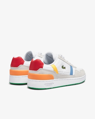 Sneakers T-Clip Lacoste x Polaroid femme en cuir
