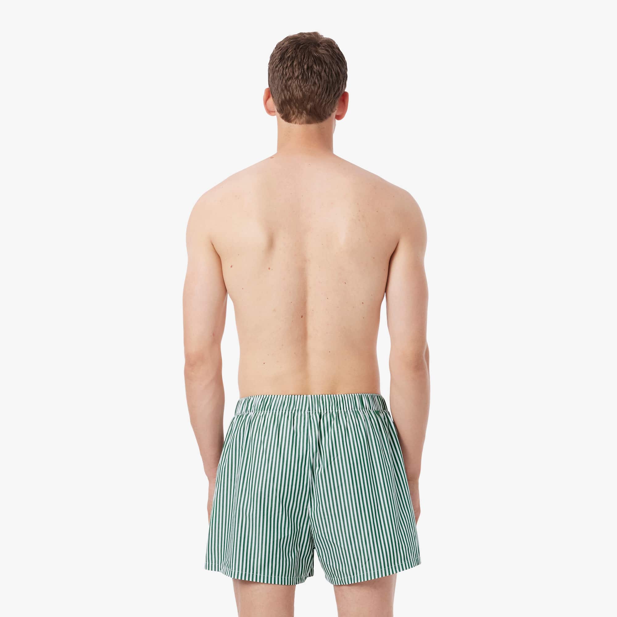 3-Pack Striped Cotton Poplin Boxers