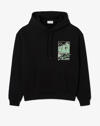 Men's Printed Fleece Hoodie