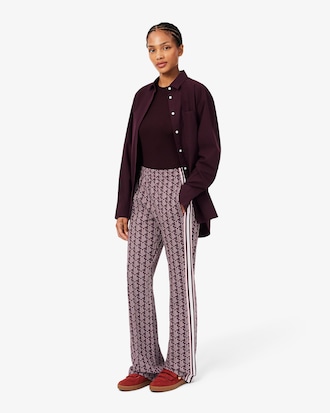Pantalon de surv&ecirc;tement flare monogramme
