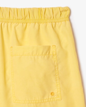 Men's Washed Effect Swim Trunks