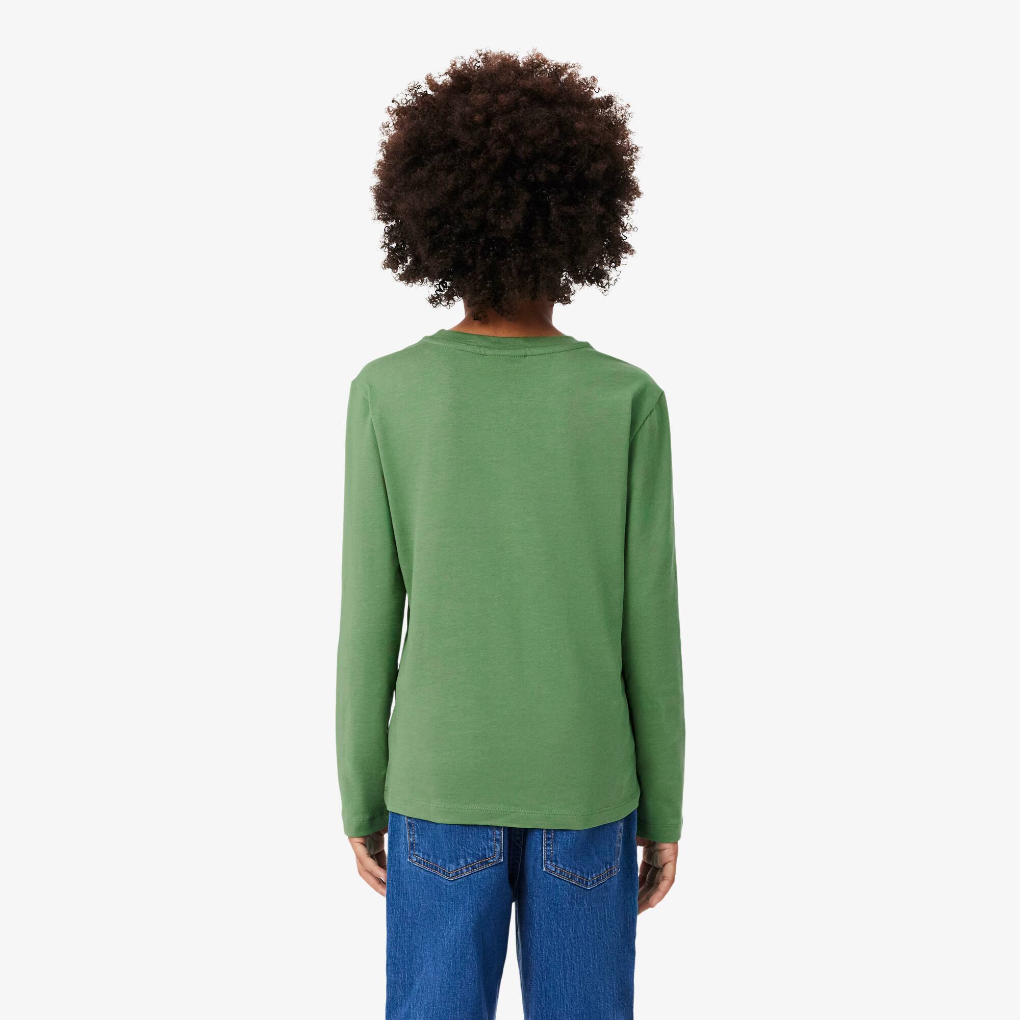 Long Sleeved Cotton T-Shirt