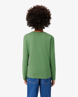 Long Sleeved Cotton T-Shirt