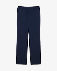 Pantalones Estilo Chino De Corte Regular De Franela De Lana