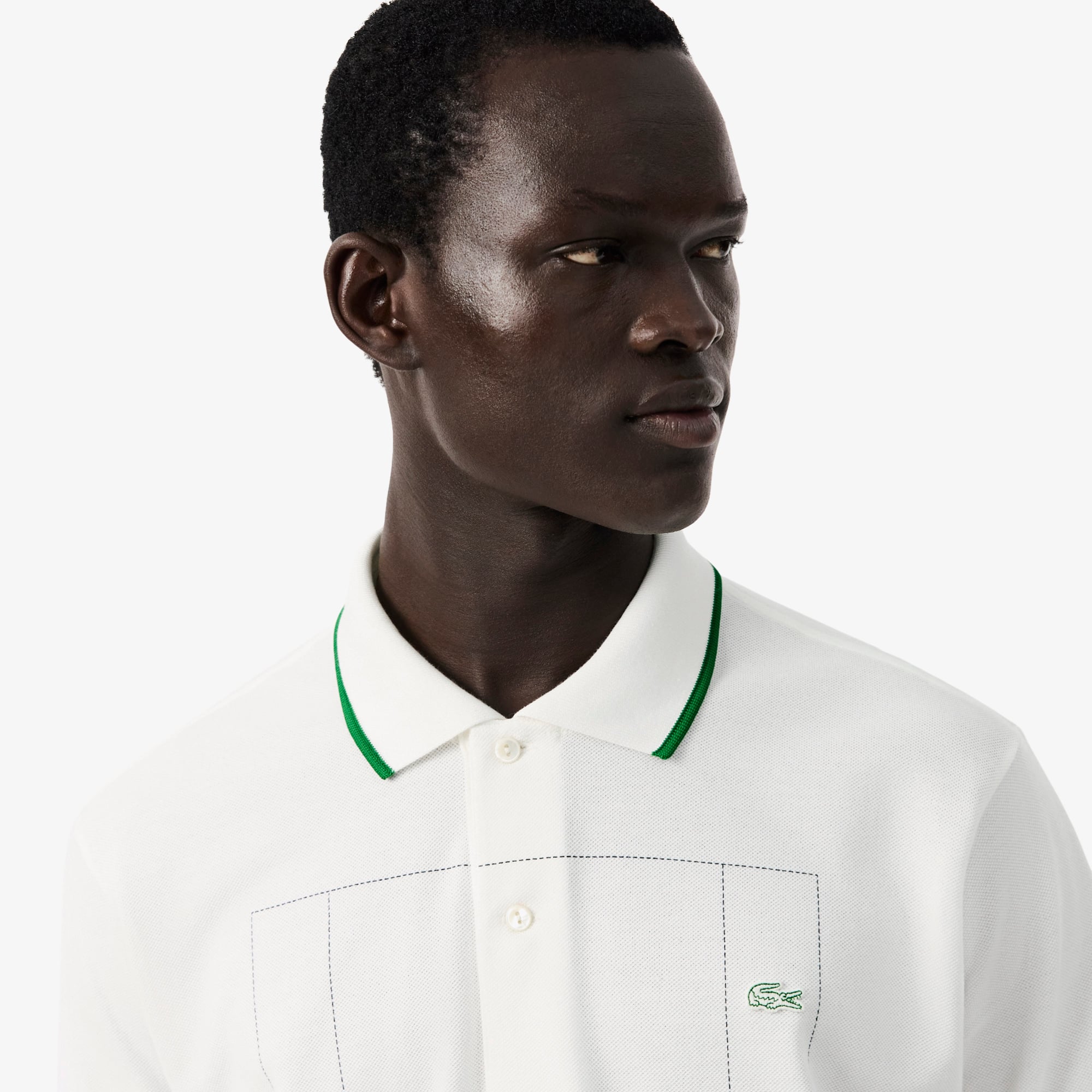 Classic Fit Graphic Petit Piqué Polo Shirt