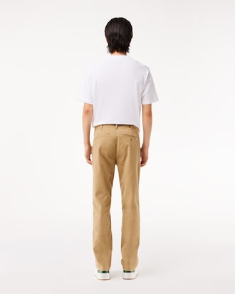 Pantalones para hombre slim fit de algodón elástico
