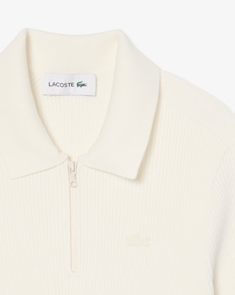 Vestido Plisado De Cuello Polo