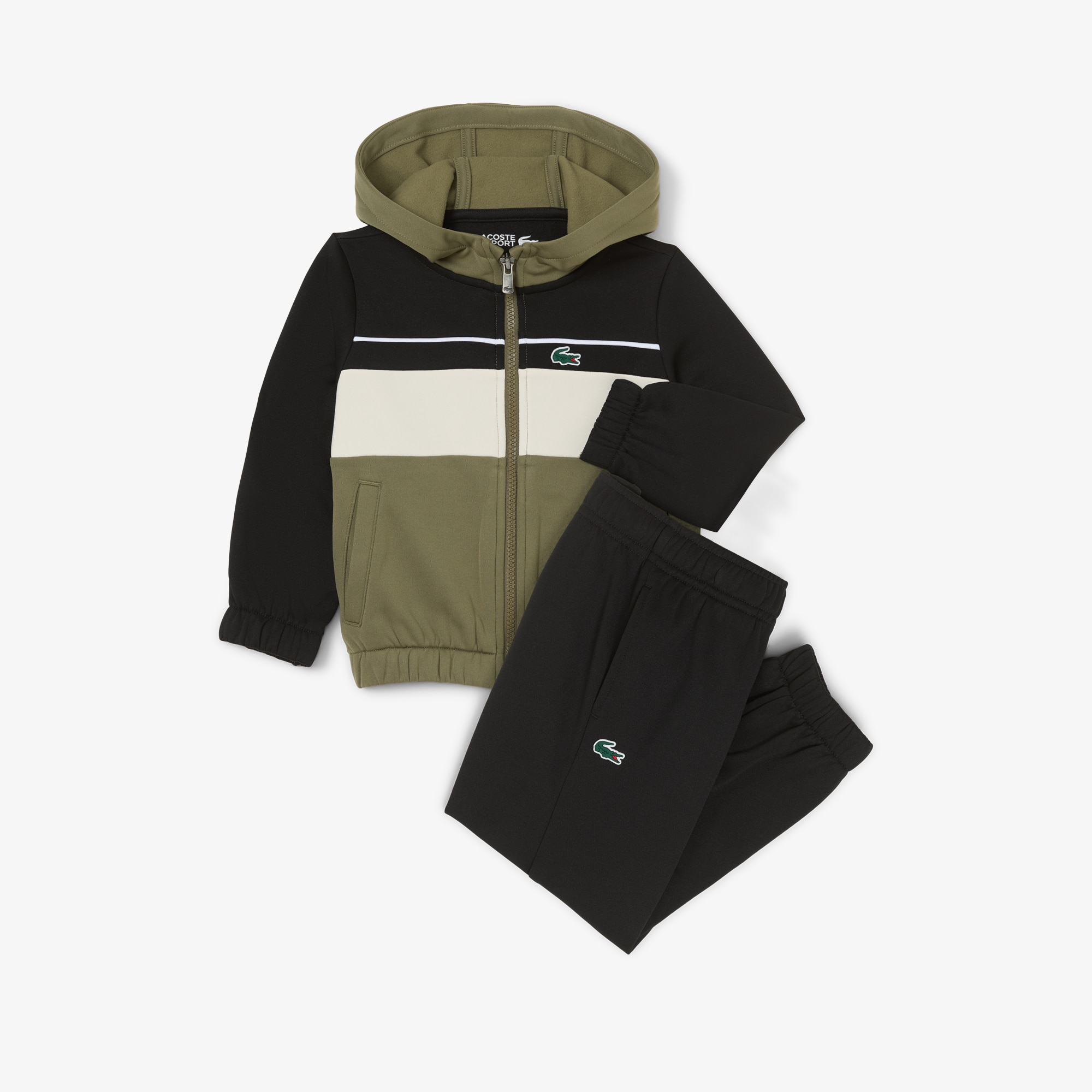 Lacoste Boys' Sport Colorblock Tracksuit - 4 Years In Multi