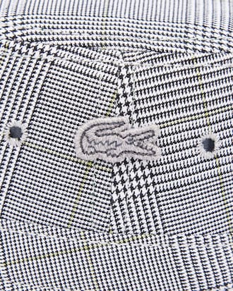 Unisex Double Face Plaid Cotton Bucket Hat