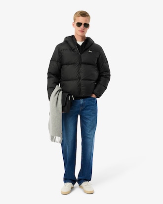 Men's Water-Repellent Hooded Puffer Jacket