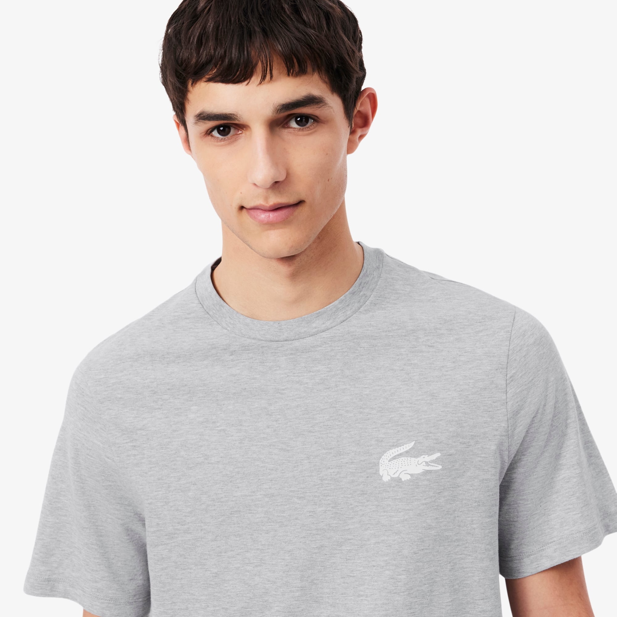 Men's Crocodile Print Cotton Undershirt