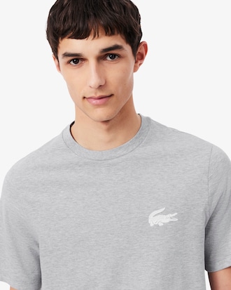 Men's Crocodile Print Cotton Undershirt