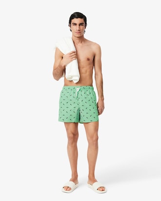 Men's Crocodile Print Swim Trunks