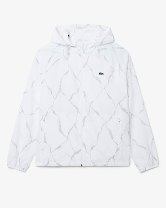 Chamarra de Tenis Reflectante con Estampado de Cocodrilo