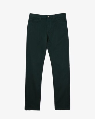 Pantalones slim fit con 5 bolsillos en algod&oacute;n stretch para hombre