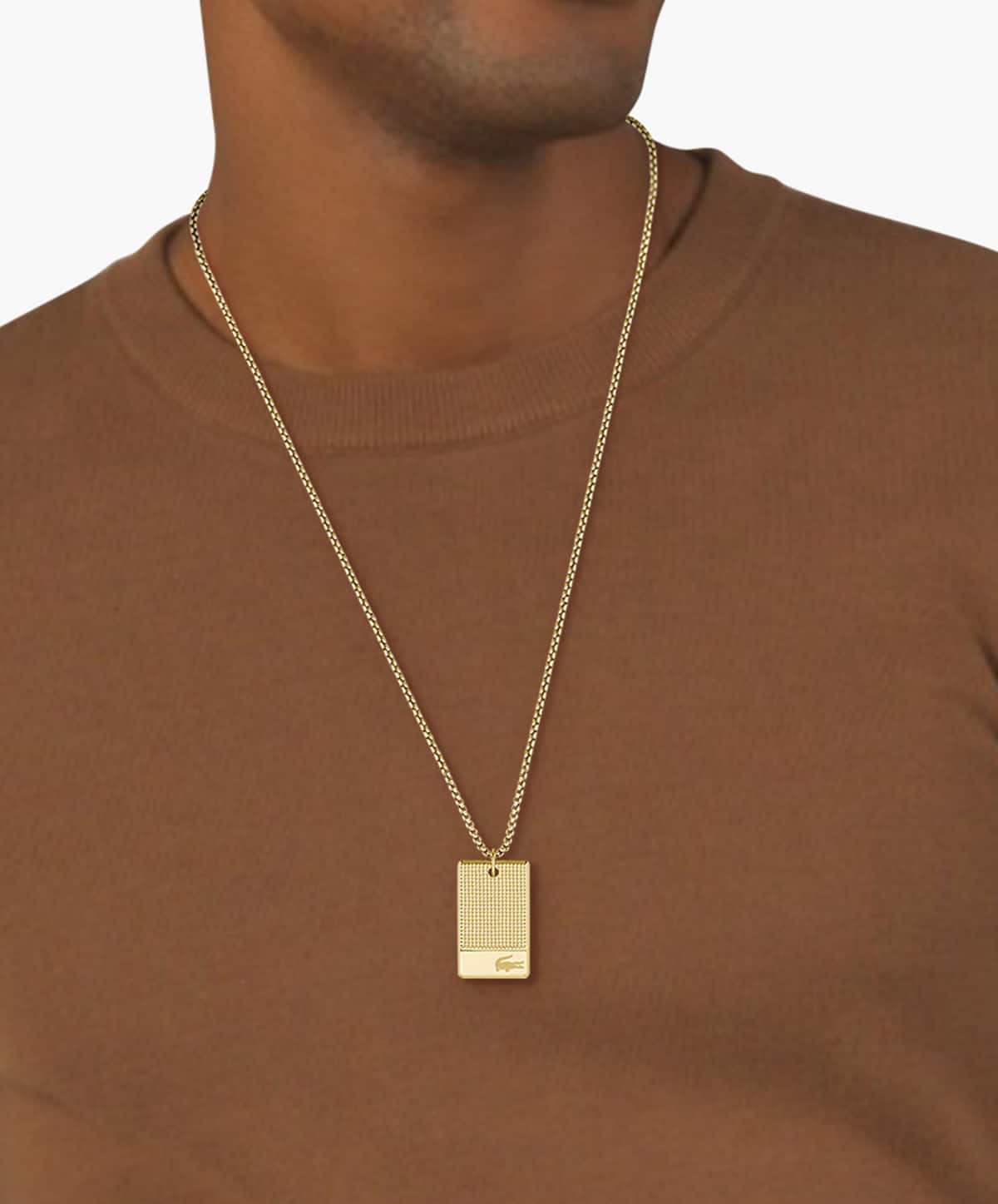 Lacoste BASELINE Collection Pendantネックレス Amazon | Lacoste メンズ ベースラインコレクション ペンダント