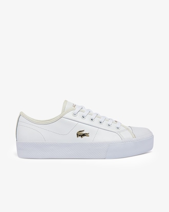 Sneakers Ziane Plus femme en cuir ton sur ton